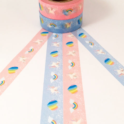 Rainbow Unicorn Washi