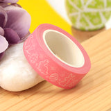 Pink with Spring Bunnies Washi Tape