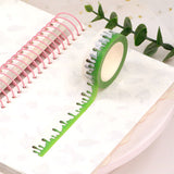 Green Slime with Silver Accents Washi Tape