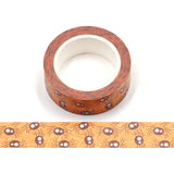 Spiders on Orange Washi Tape