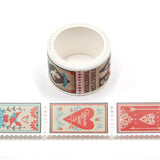 Valentine Stamps Perforated Washi Tape