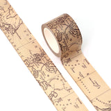 World Map Wide Washi Tape
