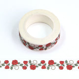 Red Roses Washi Tape