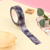 Dark Blue with Foil Fireworks Washi Tape