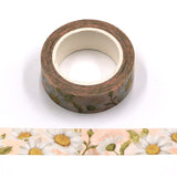 Pink with Daisies Washi Tape