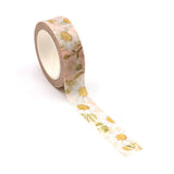 Pink with Daisies Washi Tape