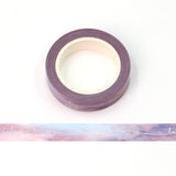 Silver Foil "Today" Skinny Washi Tape