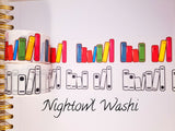 Colorful Books Wide Washi Tape
