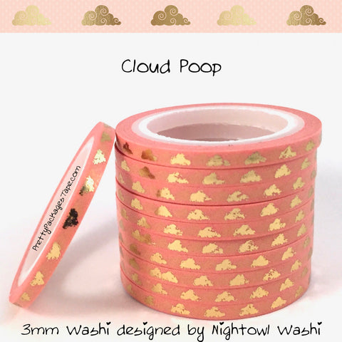 Whoops Washi - Cloud Poop