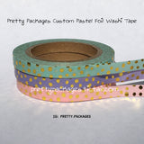 Pastel Sparkle Skinny Washi Set of Three