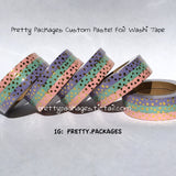 Pastel Sparkle Skinny Washi Set of Three