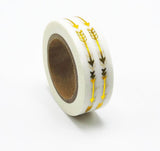 Gold Arrows Washi Tape