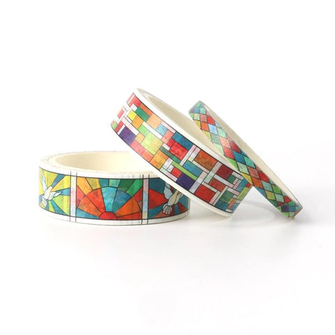 Stained Glass Washi Tape Set of Three