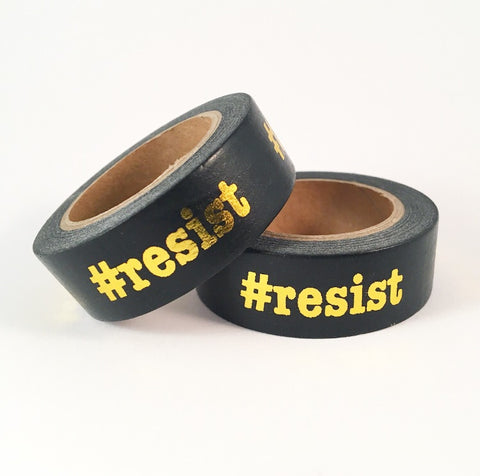 #resist Foil Washi Tape