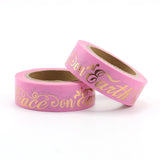 Pink with Peace on Earth Washi Tape