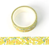 Yellow Flowers Washi Tape