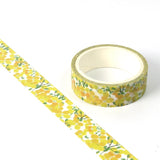 Yellow Flowers Washi Tape