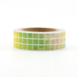 Rainbow Grid Washi Tape
