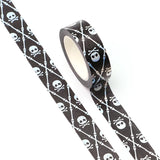 Foil Skull and Crossbones Washi Tape