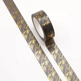 Black and Gold Marble Washi Tape