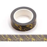 Black and Gold Marble Washi Tape