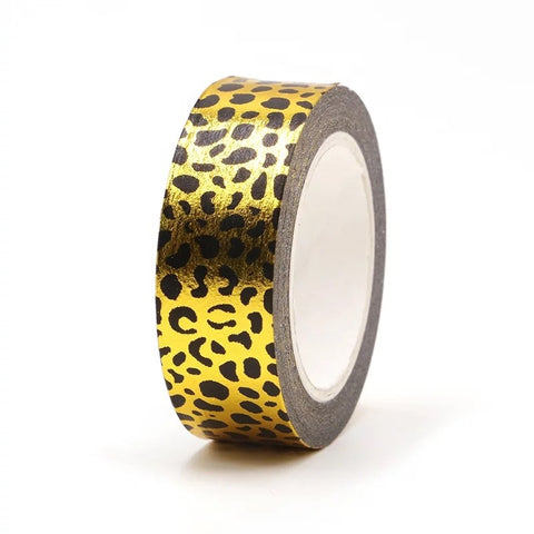 Foil Leopard Washi Tape