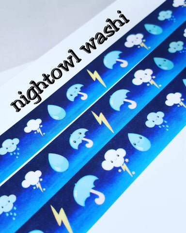Rain Rain Go Away Washi Tape