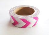 Fuschia Foil Chevron Washi Tape