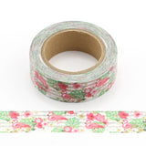 Flamingos and Stripes Washi Tape