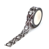 Foil Skull and Crossbones Washi Tape