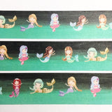 Cute Mermaid Wide Washi Tape