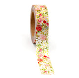 Roses with Gold Accents Washi Tape